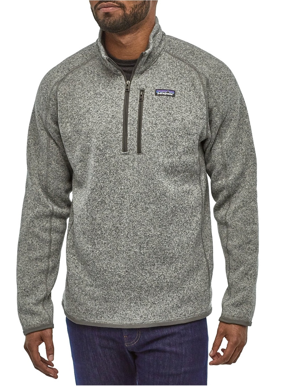 Patagonia Better Sweater 1/4 Zip Fleece Pullover Heather Gray Men’s Size M